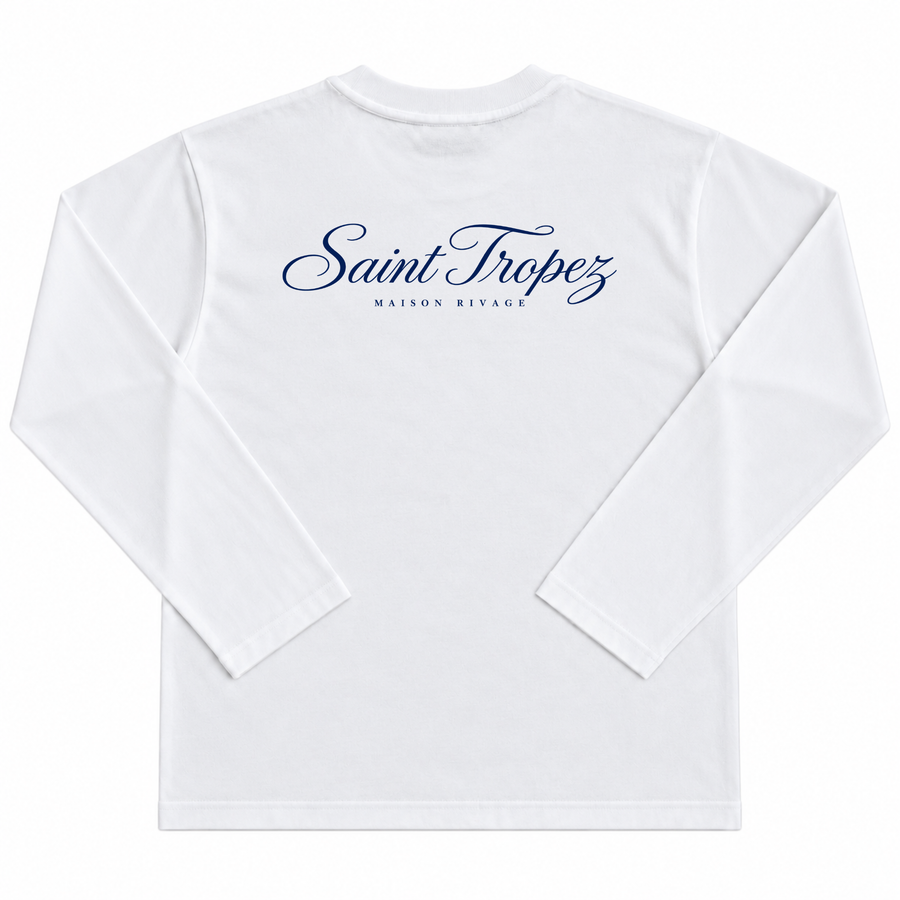 Saint-Tropez Signature Longsleeve – White
