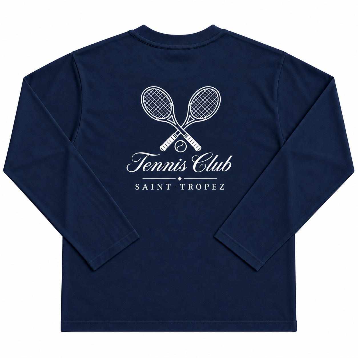 Saint-Tropez Tennis Club Longsleeve – Navy