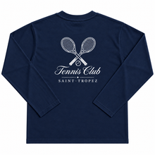 Saint-Tropez Tennis Club Longsleeve – Navy