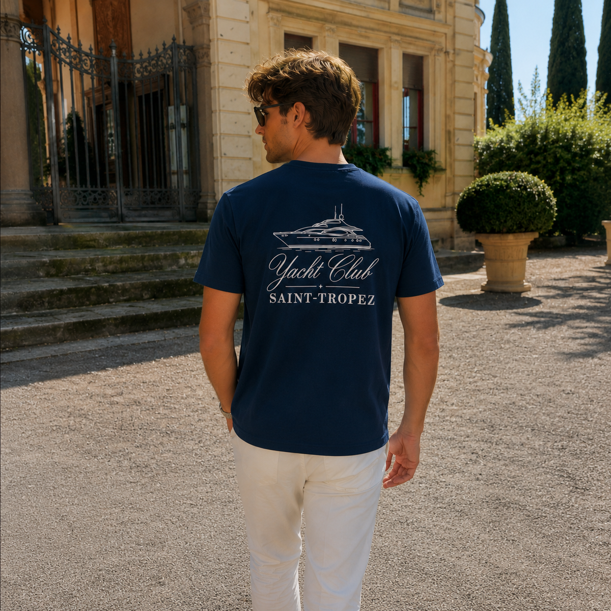 Yacht Club Saint Tropez Tshirt Navy