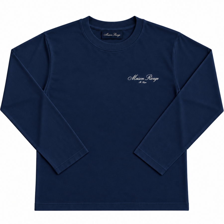 Saint-Tropez Tennis Club Longsleeve – Navy