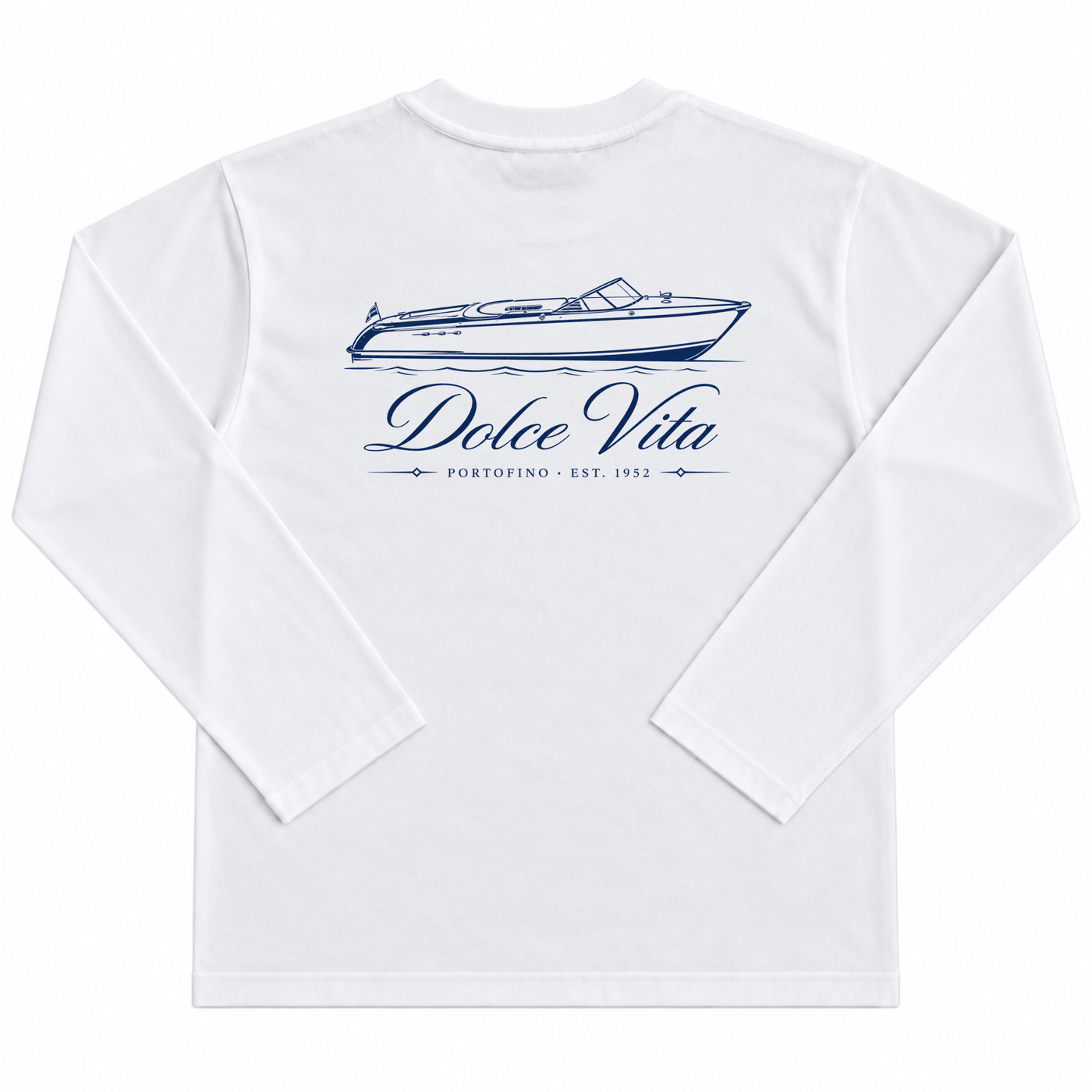 Portofino Dolce Vita Longsleeve – White