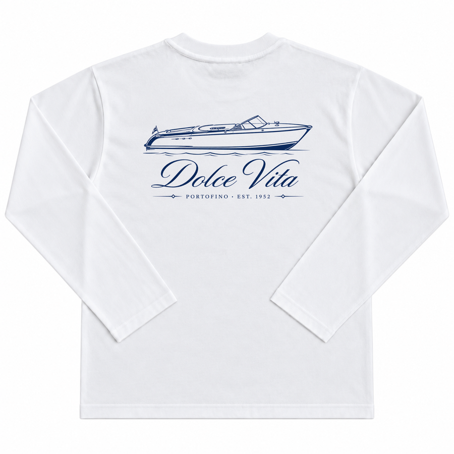 Portofino Dolce Vita Longsleeve – White