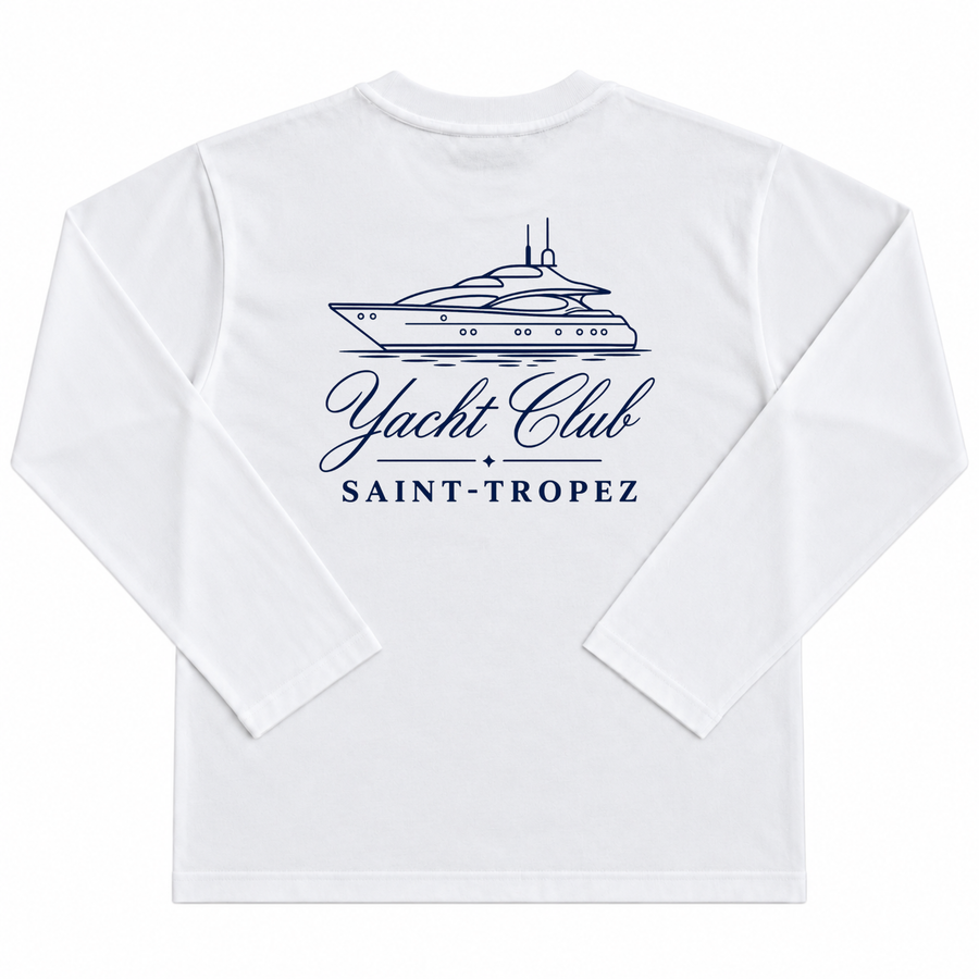 Saint-Tropez Yacht Club Longsleeve – White