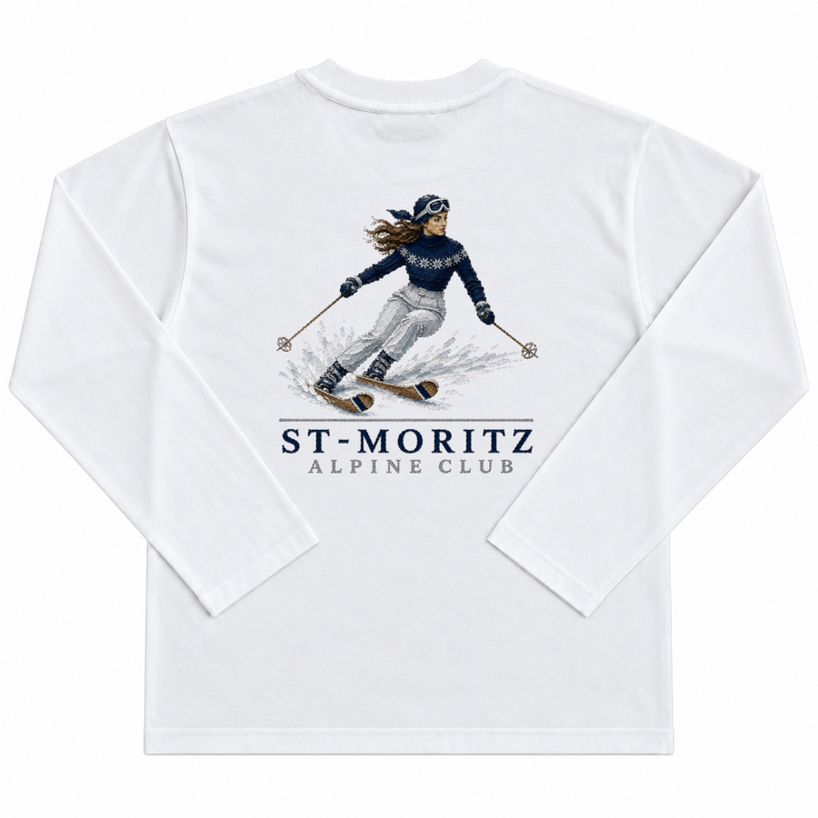 St. Moritz Alpine Longsleeve – White