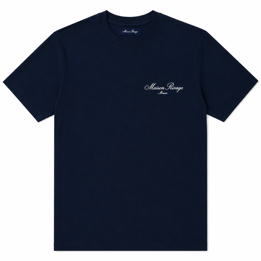 T-Shirt Monaco Heliport Navy