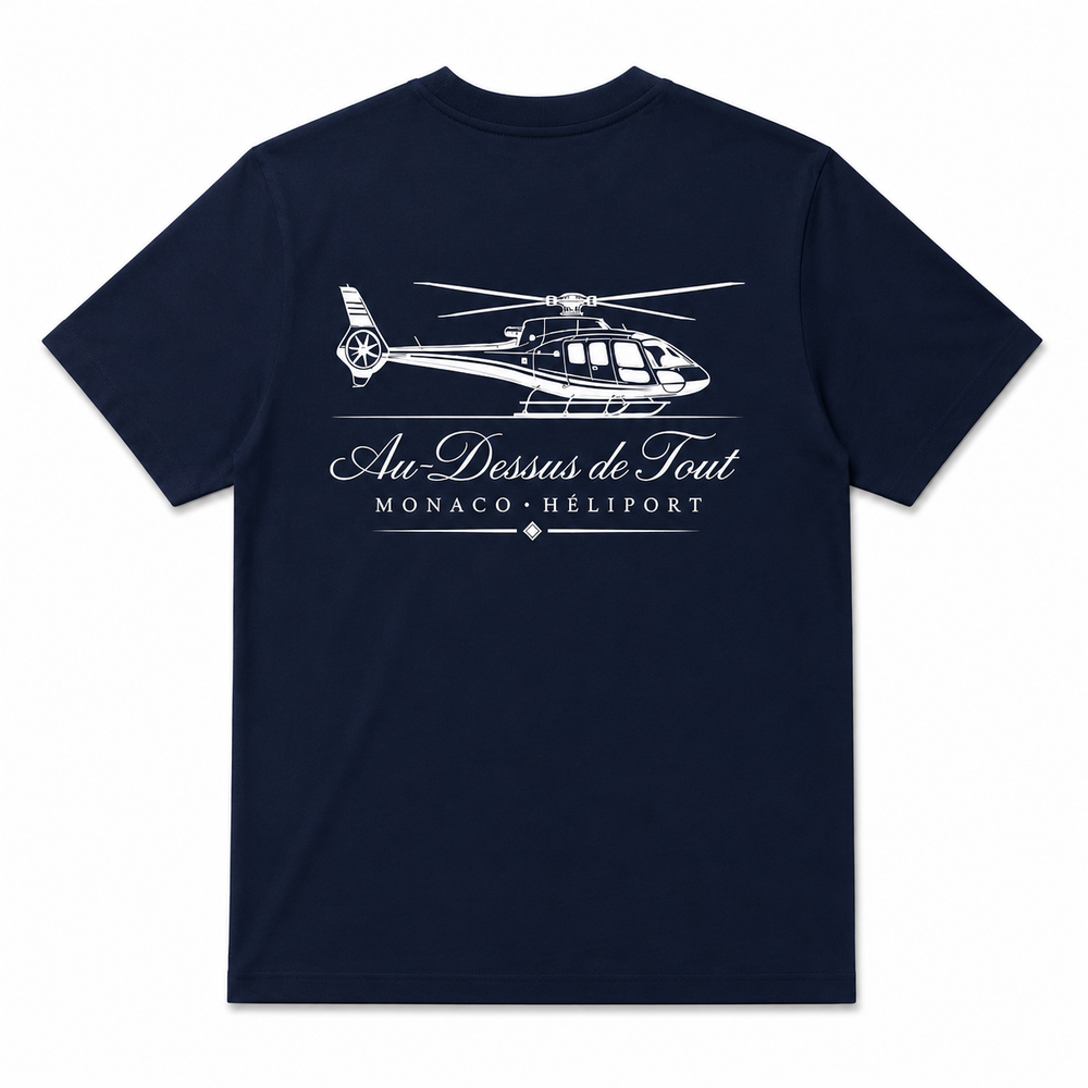 Monaco Heliport Tshirt Navy